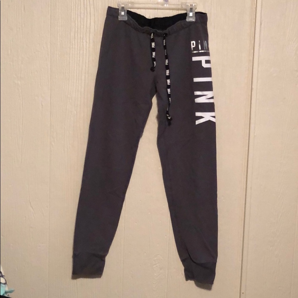VS pink grey joggers sweatpants